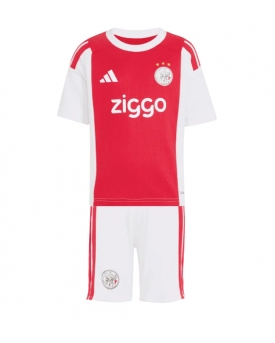 Billige Fotballdrakt Ajax Replika Hjemmedraktsett Barn 2026-27 Kortermet (med bukser)